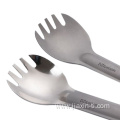 long handle titanium spoon spork for fast food